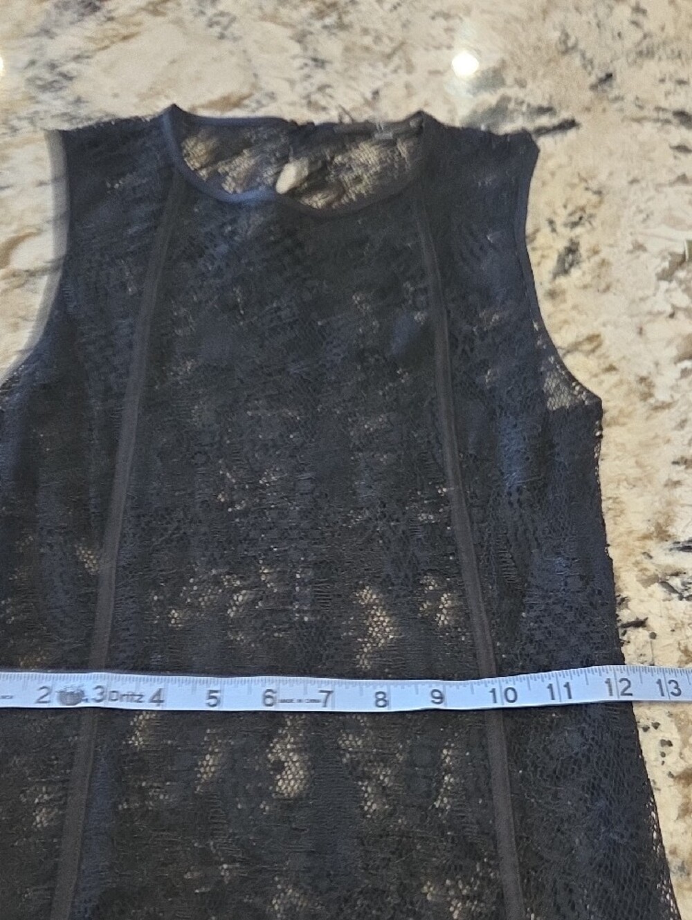 Teenflo Black Lace Midi Dress - Picture 5 of 6